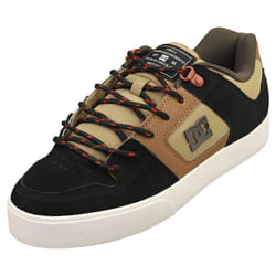 DC Shoes Pure Wnt Mens Skate Trainers in Brown Green - 8