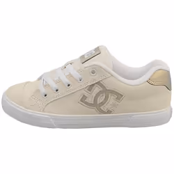 DC Shoes Chelsea Womens Skate Trainers in Gold - 6.5