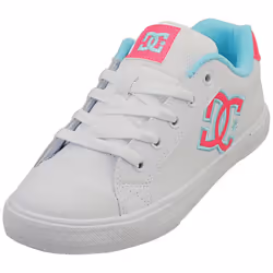 DC Shoes Chelsea Womens Skate Trainers in White Pink - 5.5