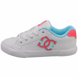 DC Shoes Chelsea Womens Skate Trainers in White Pink - 5.5