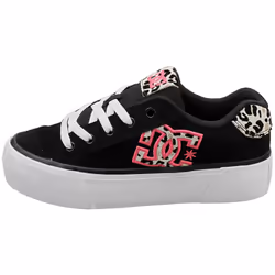 DC Shoes Chelsea Platform Womens Fashion Trainers in Black Pink - 5