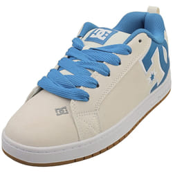 DC Shoes Court Graffik Mens Skate Trainers in Off White Grey - 9