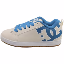 DC Shoes Court Graffik Mens Skate Trainers in Off White Grey - 7
