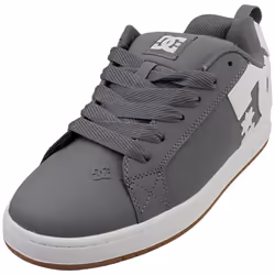 DC Shoes Court Graffik Mens Skate Trainers in Grey White - 10.5
