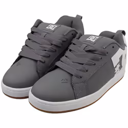 DC Shoes Court Graffik Mens Skate Trainers in Grey White - 8.5 - Additional view 5