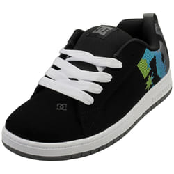 DC Shoes Court Graffik Kids Skate Trainers in Black Multicolour - 4