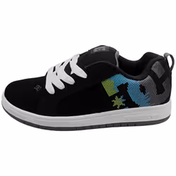 DC Shoes Court Graffik Kids Skate Trainers in Black Multicolour - 4