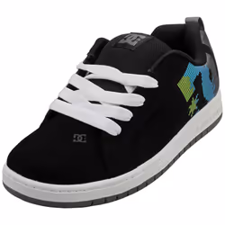 DC Shoes Court Graffik Kids Skate Trainers in Black Multicolour - 6