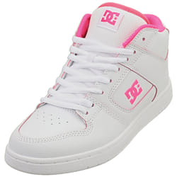 DC Shoes Manteca 4 Mid Womens Skate Trainers in White Pink - 6