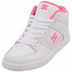 DC Shoes Manteca 4 Mid Womens Skate Trainers in White Pink - 7