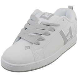 DC Shoes Court Graffik Sq Mens Skate Trainers in White Grey - 10.5