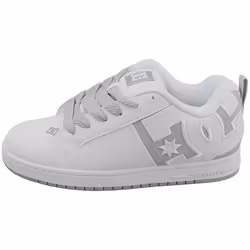 DC Shoes Court Graffik Sq Mens Skate Trainers in White Grey - 10.5