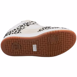 DC Shoes Manteca 4 Mid Lx Womens Skate Trainers in White Leopard - 5.5