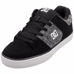 DC Shoes Pure Mens Skate Trainers in Black Grey - 8