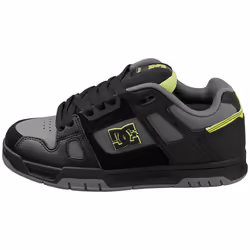 DC Shoes Stag Mens Skate Trainers in Black Grey - 8