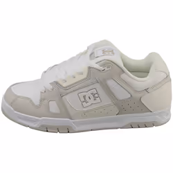 DC Shoes Stag Mens Skate Trainers in White Stone - 7.5 UK