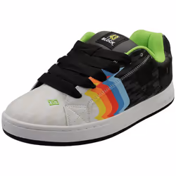 DC Shoes Ken Block 43i Court Graffik Mens Skate Trainers in Black White Multicolor - 7