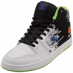 DC Shoes Ken Block 43i Manteca 4 Hi Mens Skate Trainers in Black White Multicolor - 7.5