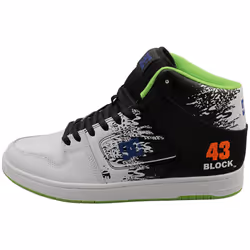 DC Shoes Ken Block 43i Manteca 4 Hi Mens Skate Trainers in Black White Multicolor - 7.5