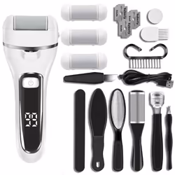 Electric Foot File Callus Remover For Feet Rechargeable Foot Care Pedicure Kit Professional Foot Spa Kit For Remove Cracked H ...