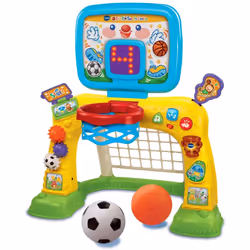 VTech 3-in-1 Sports Centre, Baby Interactive Toy with Colours and Sounds, Learning with Role-Play, Suitable for Baby Boys & G ...