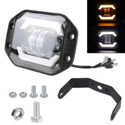 DRL LED Headlights Driving Work Light Car LED Spotlight 12V for Jeep Truck Off Road 4X4 SUV 5 Inch Flush Mounted Hi/low Beam