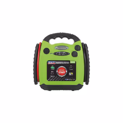 Sealey RS1312HV Roadstart Emergency Power Pack, 900 Peak Amps, 12V, Hi-Vis Green