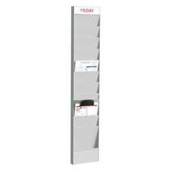 PaperFlow PC10A4.02 Information stand A4 Polystyrene Grey