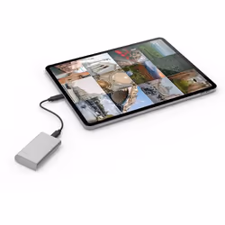 LaCie STKS1000400 external solid state drive Thunderbolt technology 1 TB USB Type-C 3.2 Gen 2 (3.1 Gen 2) Silver - Additional view 5