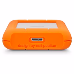 LaCie Rugged Mini external hard drive 1 TB 5400 RPM 2.5" Micro-USB B 3.2 Gen 1 (3.1 Gen 1) Orange, Silver - Additional view 6
