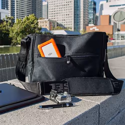 LaCie Rugged USB-C external hard drive 2 TB 2.5" USB Type-C 3.2 Gen 1 (3.1 Gen 1) Orange, Silver