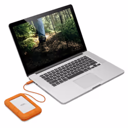 LaCie Rugged Secure external hard drive 2 TB 2.5" USB Type-C 3.2 Gen 1 (3.1 Gen 1) Orange, White - Additional view 7
