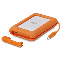 LaCie Rugged USB-C external hard drive 5 TB USB Type-C 3.2 Gen 1 (3.1 Gen 1) Grey, Yellow - Additional view 4