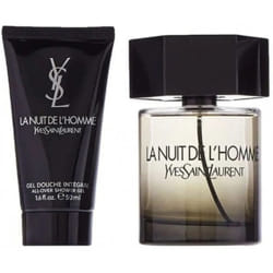YSL Nuit Homme Gift Set 100ml EDT Spray + 50ml Shower Gel