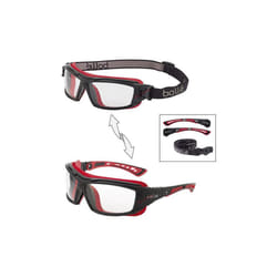 BollÃ© ULTIPSI Red & Black Anti-Scratch Safety Glasses | Protective Goggles