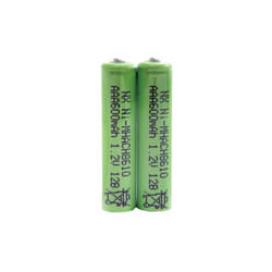 ENIX ENERGIES - 1.2V 600mAh NiMH AAA Cordless Phone Batteries 2 Pack