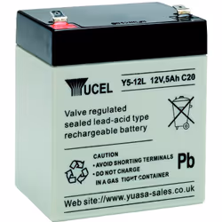 Valve regulated lead acid battery.