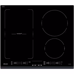 Sauter SPI4664B, Black, Built-in, Zone induction hob, Glass-ceramic, 4 zone(s), 4 zone(s)