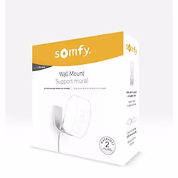 Somfy 2401496 - Wall mount for Indoor Camera & Security Camera | Single-screw installation | 2m USB cable included