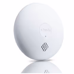 Somfy 1870289 - Connected smoke detector | 85dB siren | Compatible with Protect alarms, Optical detector, Wireless, White, Ho ...