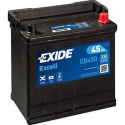 Exide Excell EB450 vehicle battery Sealed Lead Acid (VRLA) 45 Ah 12 V 330 A Car