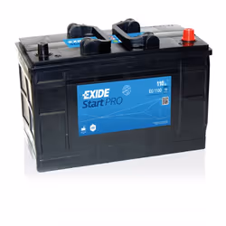 Exide StartPRO EG1100, Sealed Lead Acid (VRLA), 110 Ah, 12 V, 750 A, Truck, Maintenance Free
