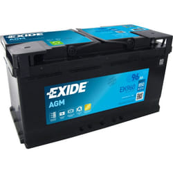 Exide EK960 vehicle battery AGM (Absorbed Glass Mat) 96 Ah 12 V 850 A Car
