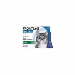 Spot On Flea & Tick Treatment for Cats - 3 Pipettes
