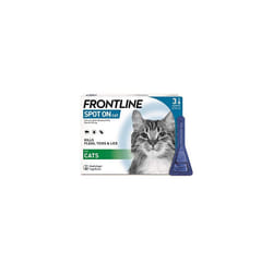 Spot On Flea & Tick Treatment for Cats - 3 Pipettes