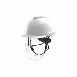 MSA V-GARD 950 ELECTRICIAN SAFETY HELMET WITH FACE SHIELD WHITE