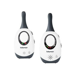 BabyMoov Simply Care Analog babyphone 2 channels Grey, White