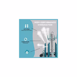 Babymoov Turbo Pure Steam Steriliser and Baby Bottle Dryer with HEPA filter