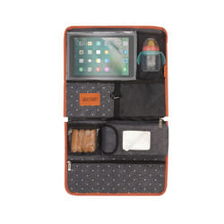 Badabulle B045604 baby carriage accessory Organizer bag PVC, Polyester Black, Orange