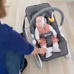 Badabulle Easy Moonlight baby rocker/bouncer Grey - Additional view 5